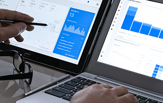 Content Strategy | Better Content Analysis with Google and your CRM | Data dashboard image