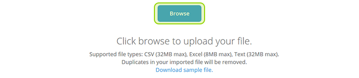 Everlytic-Blog-Mailchimp-to-Everlytic-Image-9-Browse How to Move Your Mailchimp Email Database to Everlytic | Email Marketing | Communication Software | Blog image | Everlytic browse for database import