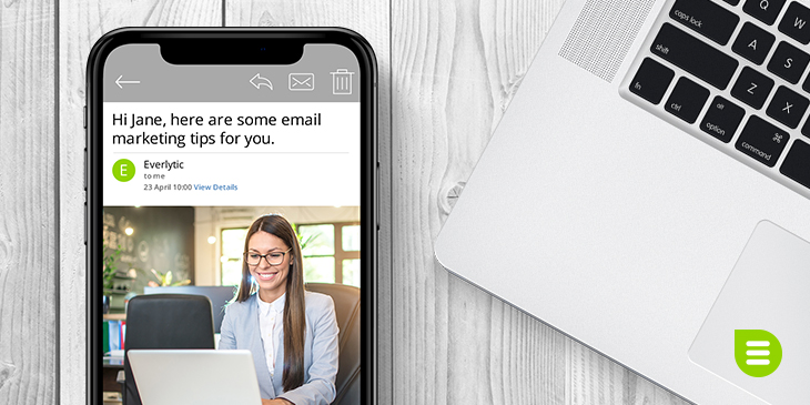 Everlytic-Compelling-Email-Subject-Lines-Blog-Image-2-Personalise How to Write Compelling Email Subject Lines | Everlytic | Blog image | An email with a name-personalised subject line