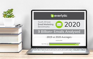 Infographic: Top Results from Everlytic’s 2020 Email | Feature image Benchmarks Report