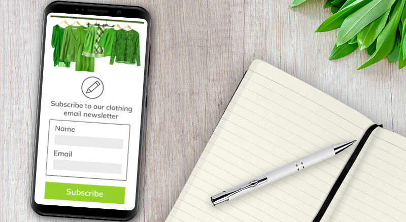 3 Ways to Market to Your Audience Without Third-Party Cookies | Everlytic Blog Third Party Cookies Image 2 Everlytic Everlytic | Blog | 3 Ways to Market to Your Audience Without Third-Party Cookies | Example of Online Form on Mobile | Gathering First-Party Data