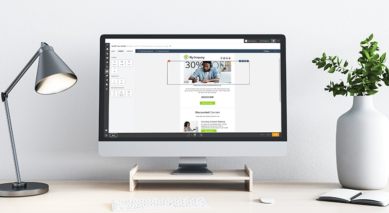 Everlytic-Email-Design-Tips-Blog-Image-1 4 Email Design Tips that Improve Engagement & Conversions | Everlytic | Email marketing | Marketing automation platform | Email builder on a desktop screen