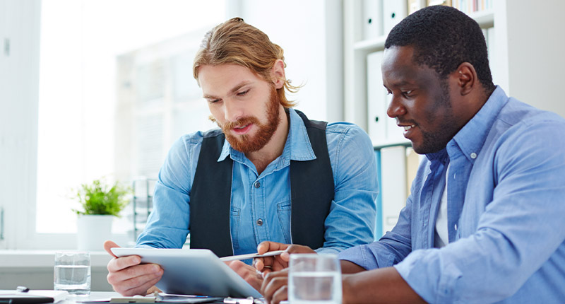 Boost Productivity & Returns with Marketing Automation | Everlytic | Email Automation | Businessmen | Blog Feature Image