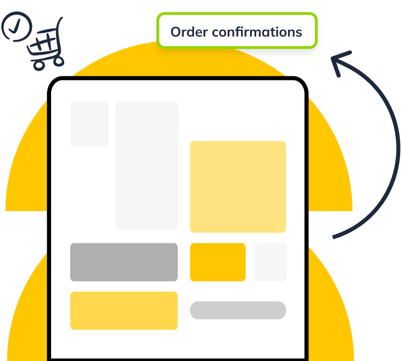 A workflow automation graphic.