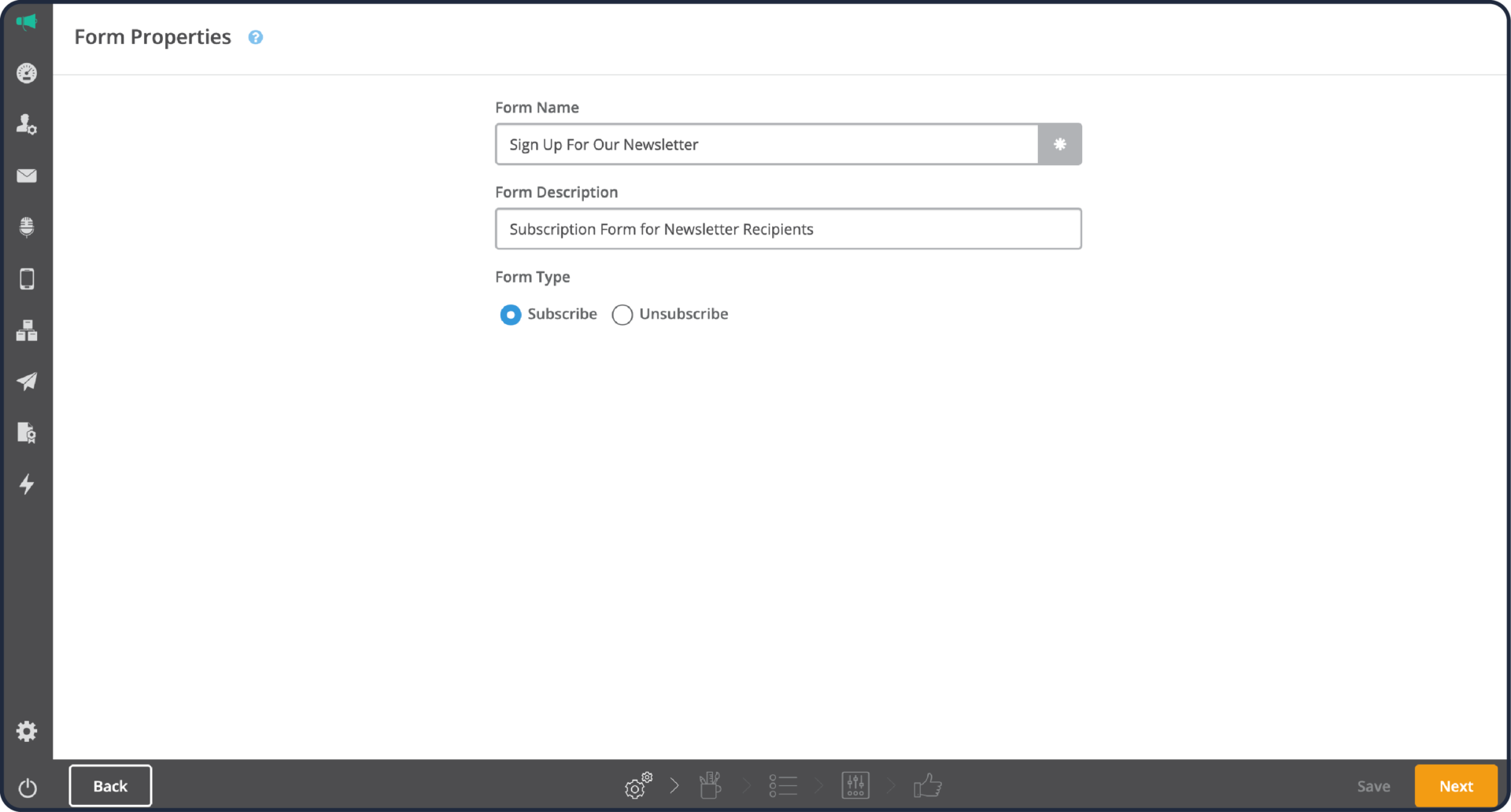 8 Steps to Building a Subscription Form on Everlytic | Step 2 Set Your Form Properties Everlytic 8 Steps to Building a Subscription Form on Everlytic_Everlytic Blog_Step 2_Set Your Form Properties_Image 1