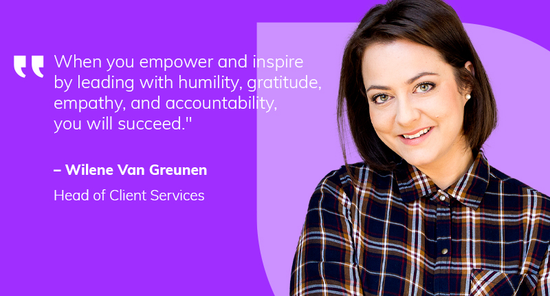 Wilene Van Greunen, Head of Client Services